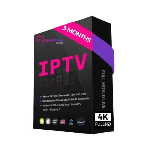 Premium 3 Months IPTV Subscription Stream Live Sports, Movies & Series