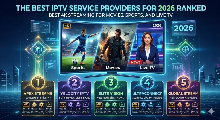 The Best IPTV Service Providers for 2026 Ranked Best 4K Streaming for Movies Sports and Live TV